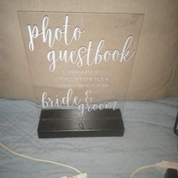 Photo Guest Book Sign