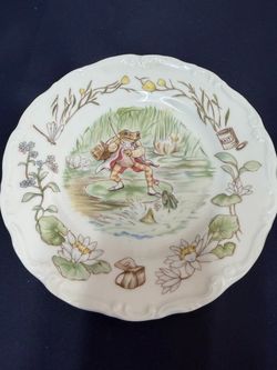 Beatrix Potter Mr. Jeremy Fisher Decorative Plate