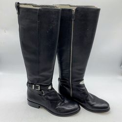Women's Michael Kors Arley Leather Riding Boots size 7m