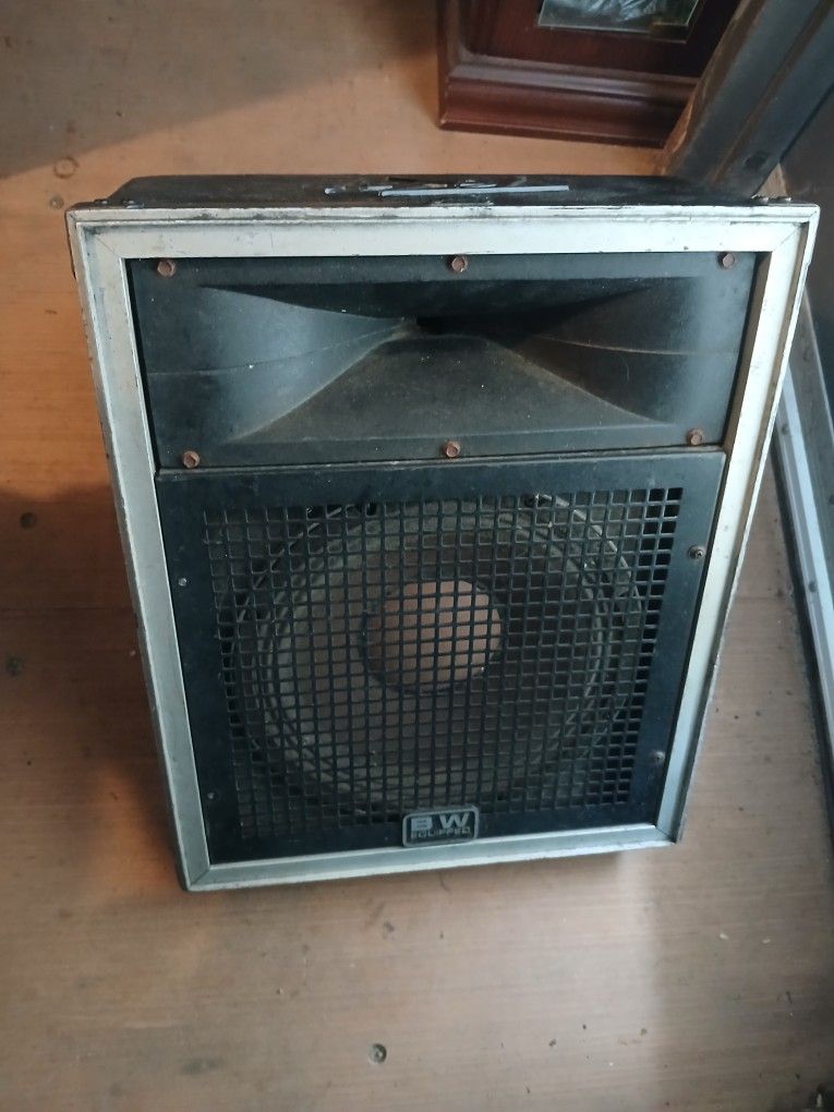 Peavey 1245, passive wedge monitor, Black Widow woofer & Horn, heavy, solid, loud.
