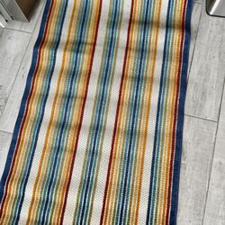 New 3x5 Colorful Stripe Rug 