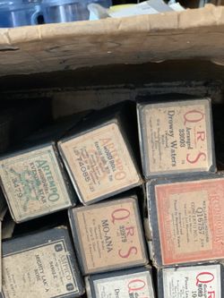 Old piano rolls