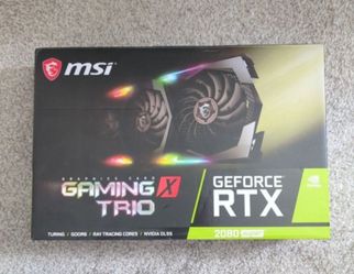 MSI GAMING X TRIO Nvidia Gforce RTX 2080 Super 8GB