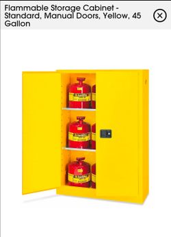 Large metal fire cabinet