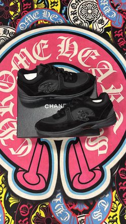 Chanel Black Trainer Sneakers Size 9 and 10