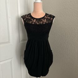 Black Lace Dress 