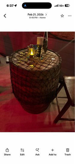 Whiskey barrels