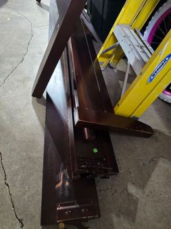 High back leather bed frame