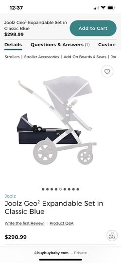 Joolz Geo Expandable Seat