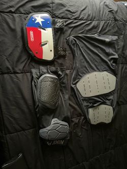 Football Padder Gear + Black Plate