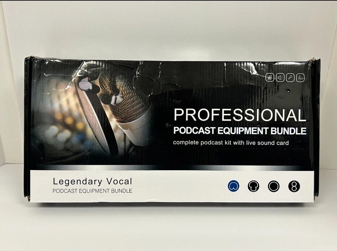 Legendary Vocal Professional Podcast Equipment Bundle Brand New