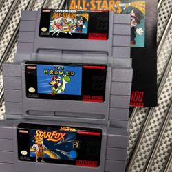 Super Nintendo SNES Game Lot