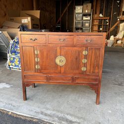 Antique Chinese Ming Style Cabinet – Solid Wood 
