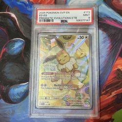 Eevee 173 SVP - PSA 9 - Pokemon Black Star Promo Prismatic Evolutions