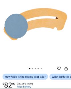 Patient Transfer Board with 360° Sliding Seat, Patient Slide Assist Device with PU Pad