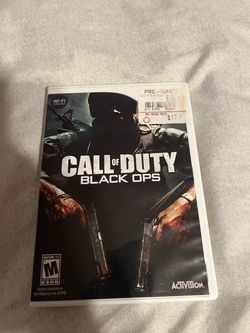 🔥 CALL OF DUTY: BLACK OPS — NINTENDO WII — $12 OBO 🔥