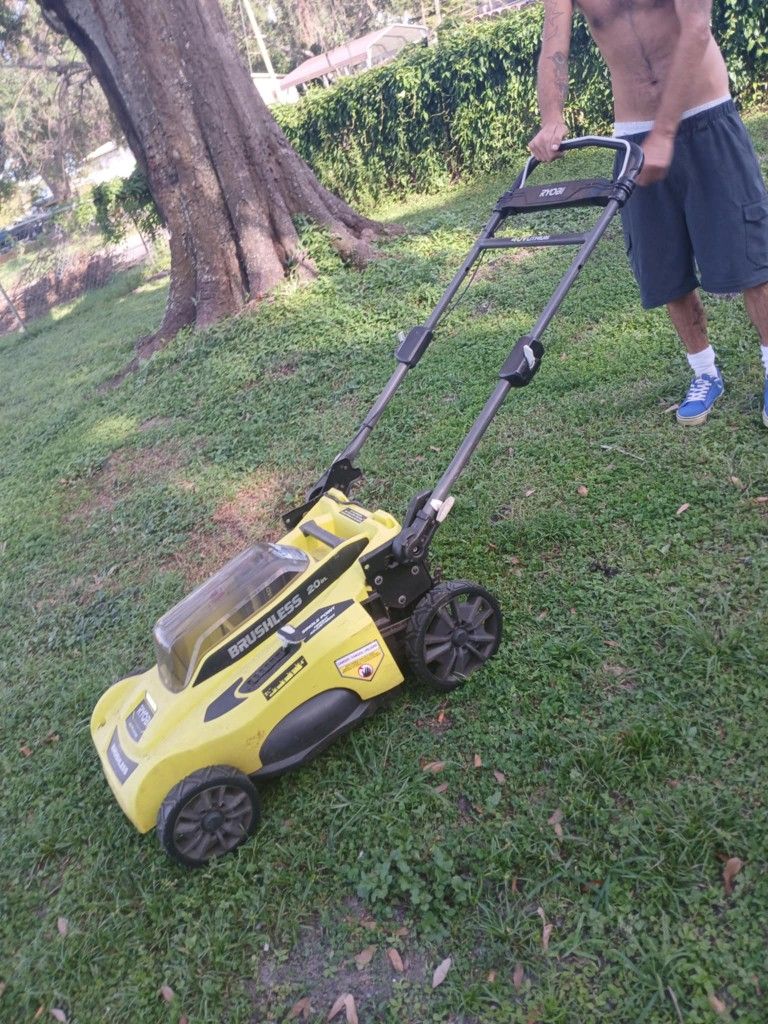 Ryobi 40 V Lawn Mower Brushless 20 In Blade