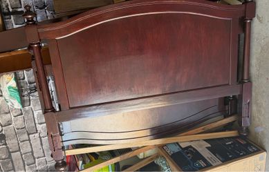 Solid Wood Full Size Bed Frame for Sale