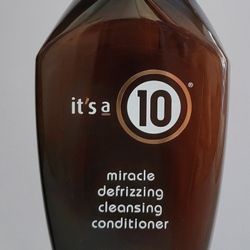 It's a 10 miracle defrizzing cleansing conditioner New
