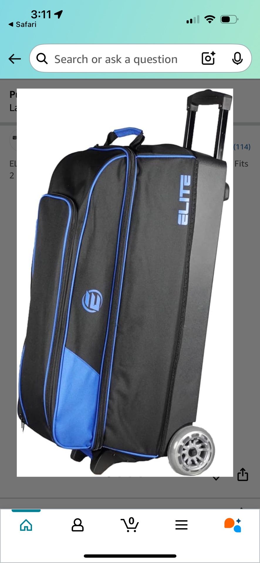 Elite 3 Ball Bowling Bag