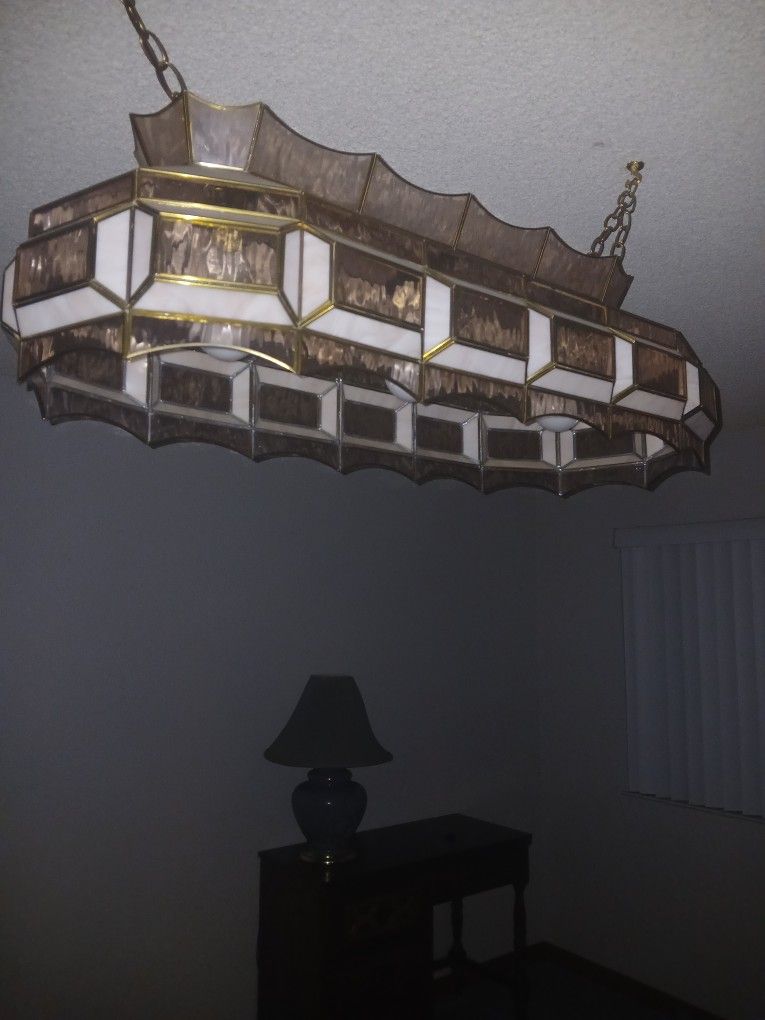 Tiffany Style Pool Table Lamp