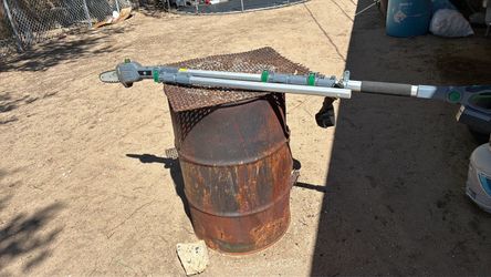 Extended pole saw