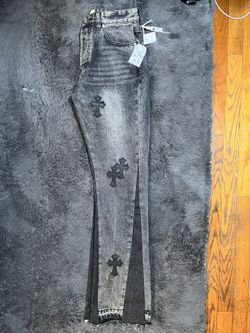 Gallery dept x chrome heart jeans
