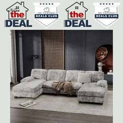 AMERICAN MADE DOUBLE CHAISE SECTIONAL: SELLING OUT FAST 