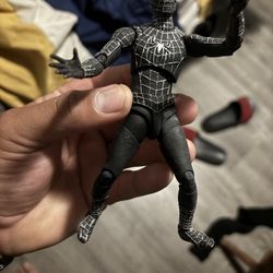 Symbiote Spiderman Custom Action Figure 
