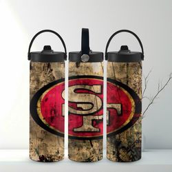 49ers water bottle , 20oz water bottles stainless steel