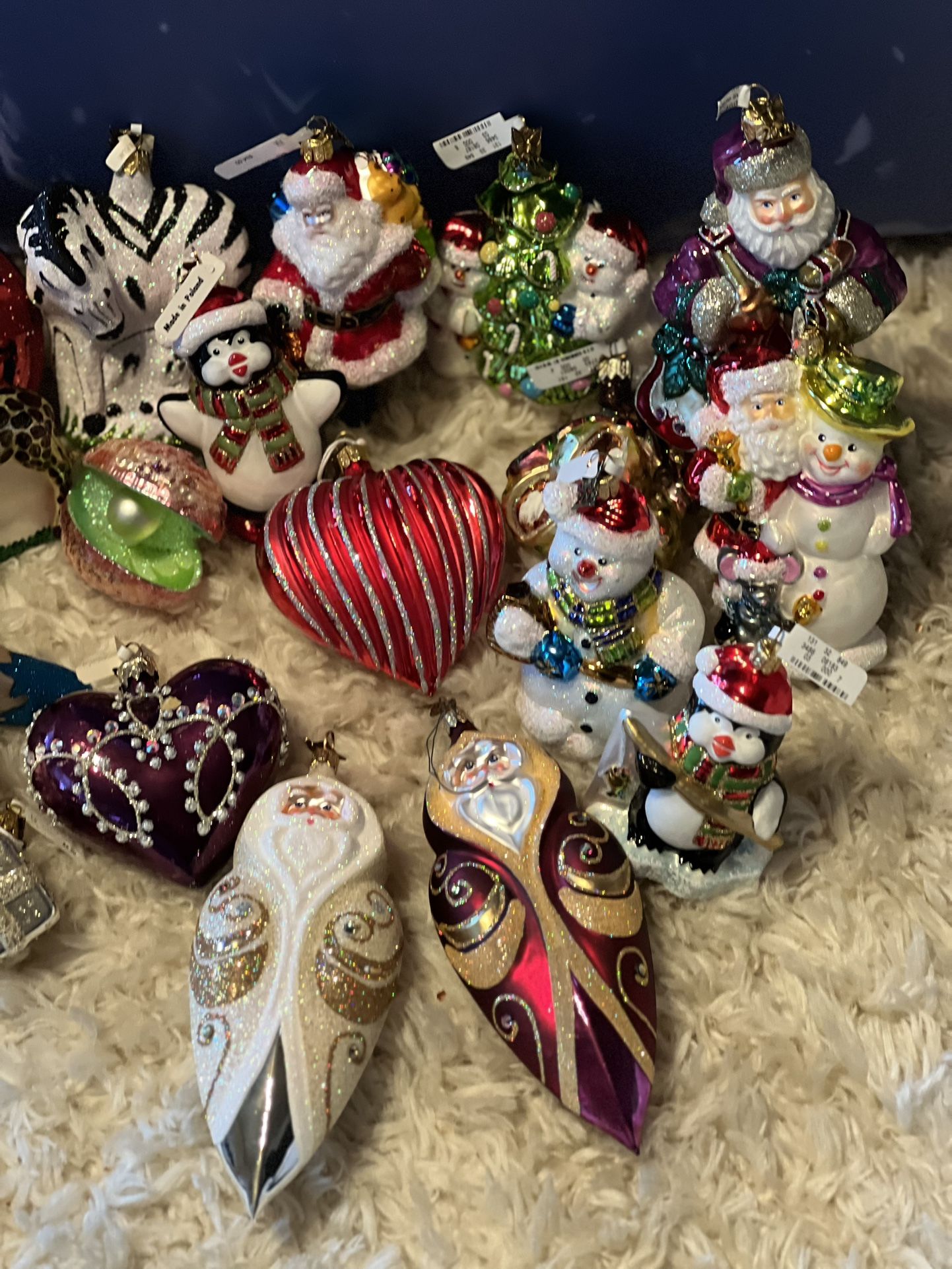 28 Pieces Christmas Ornaments Poland/Italy