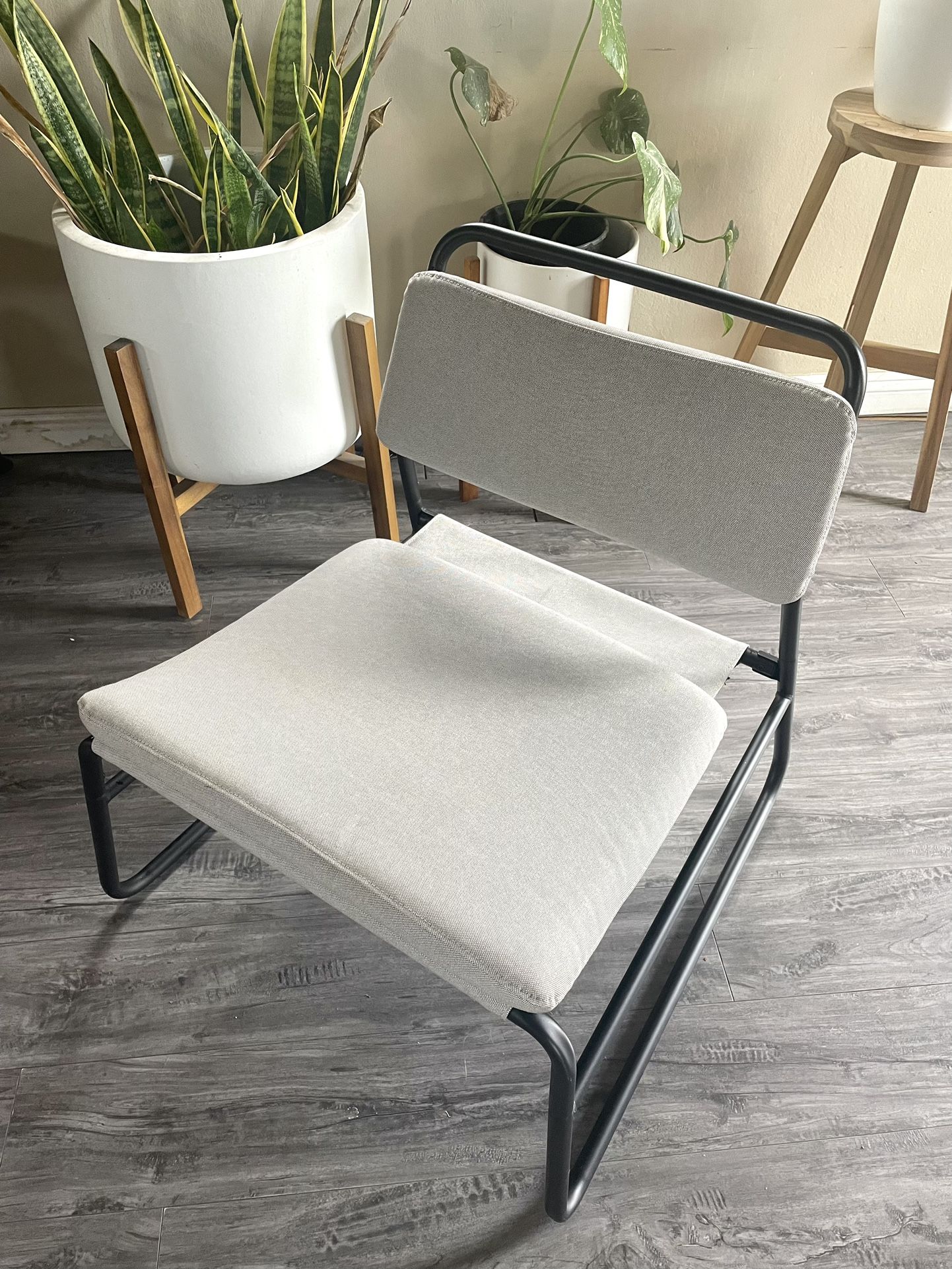 IKEA LINNEBÄCK Chair Orrsta light gray
