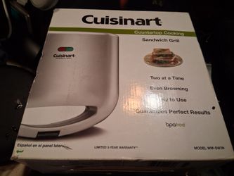 Cuisinart Countertop Cooking Sandwich Grill (Model #WM-SW2N)