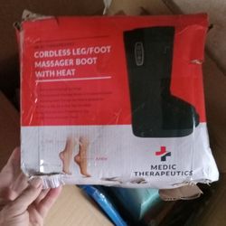 Medic Therapeutics Cordless Leg / Foot Massager Boot With Heat