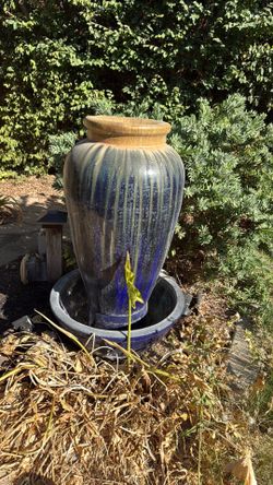 Shop tall water fountain. Works well