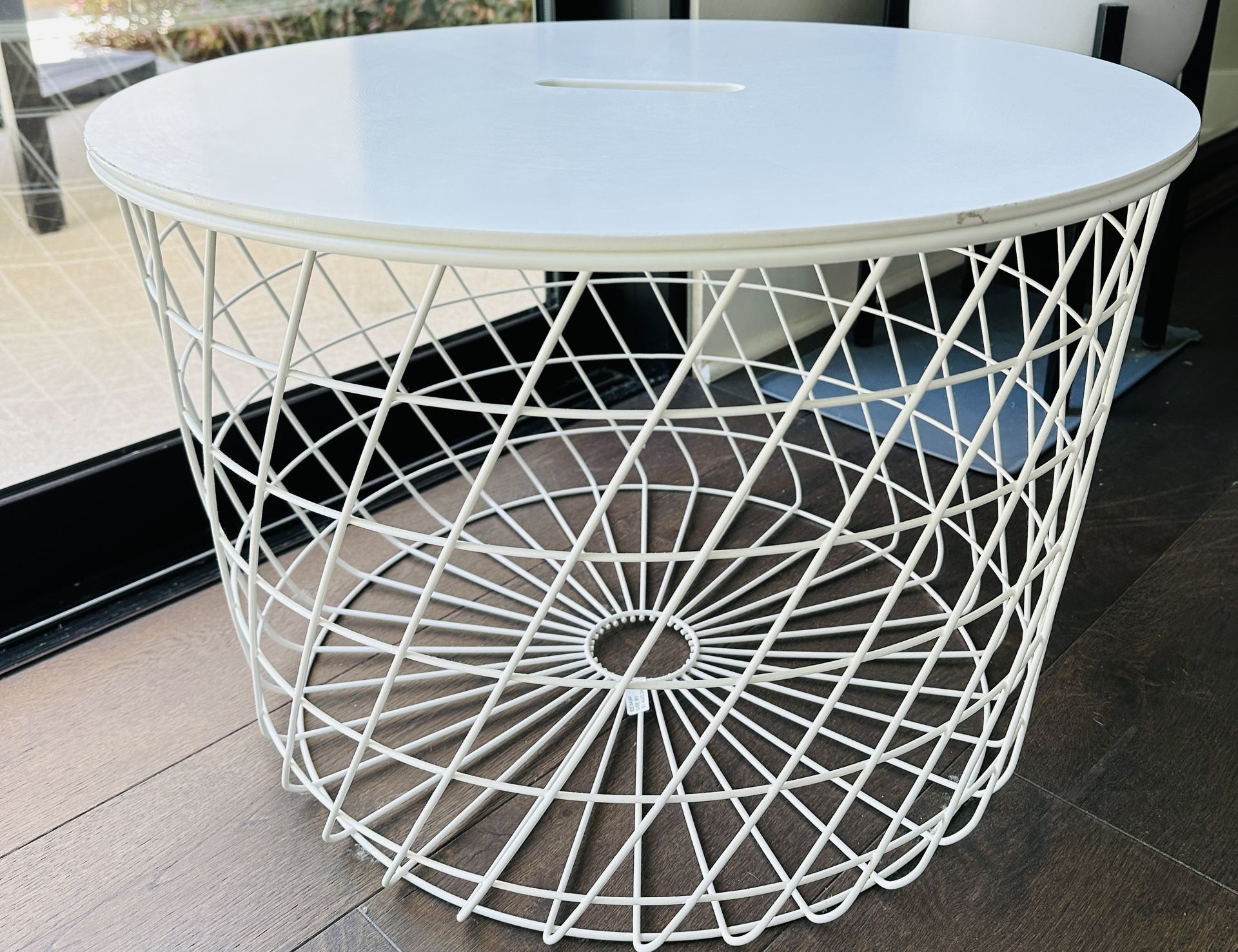 Ikea KVISTBRO Storage table, white, 24 "