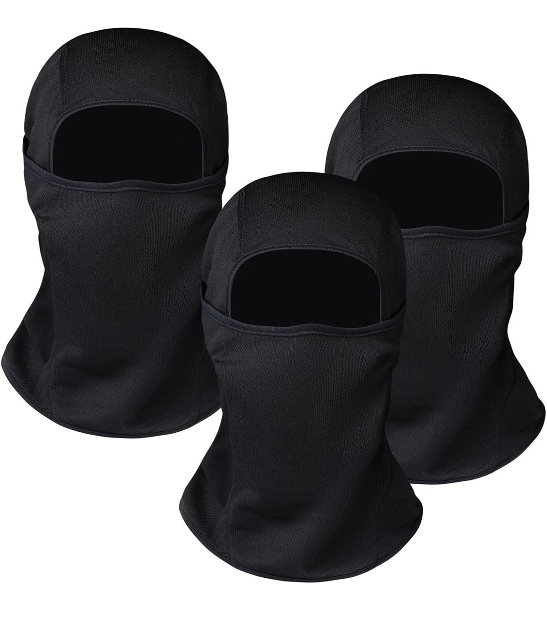 Balaclava Ski Mask 3 Pieces-Winter Full Face Mask for Men & Wome UV Protection Hood Windproof for Skiing & Motorcycle