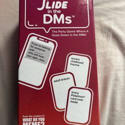 Slide in the DMs Playing card