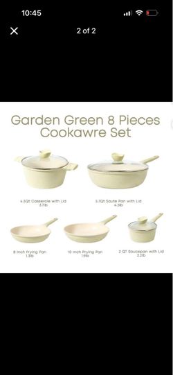 Garden Green 8-Piece Cookware Set