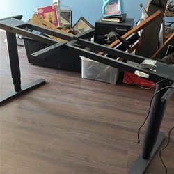 Sit/stand lift system for desk
