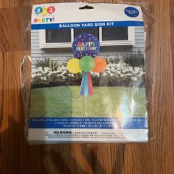 Balloon Yard Sign Kit 
