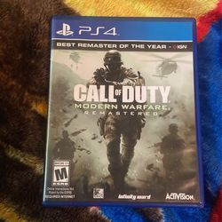 Call Of Duty Remastered (ps4)