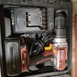 Chicago Electric 18V Cordless Hammer Drill Kit