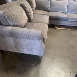 Grey sectional sofa