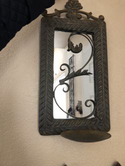 Metal candle holder