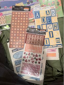 New scrapbooking supplies, Christmas, coupons book