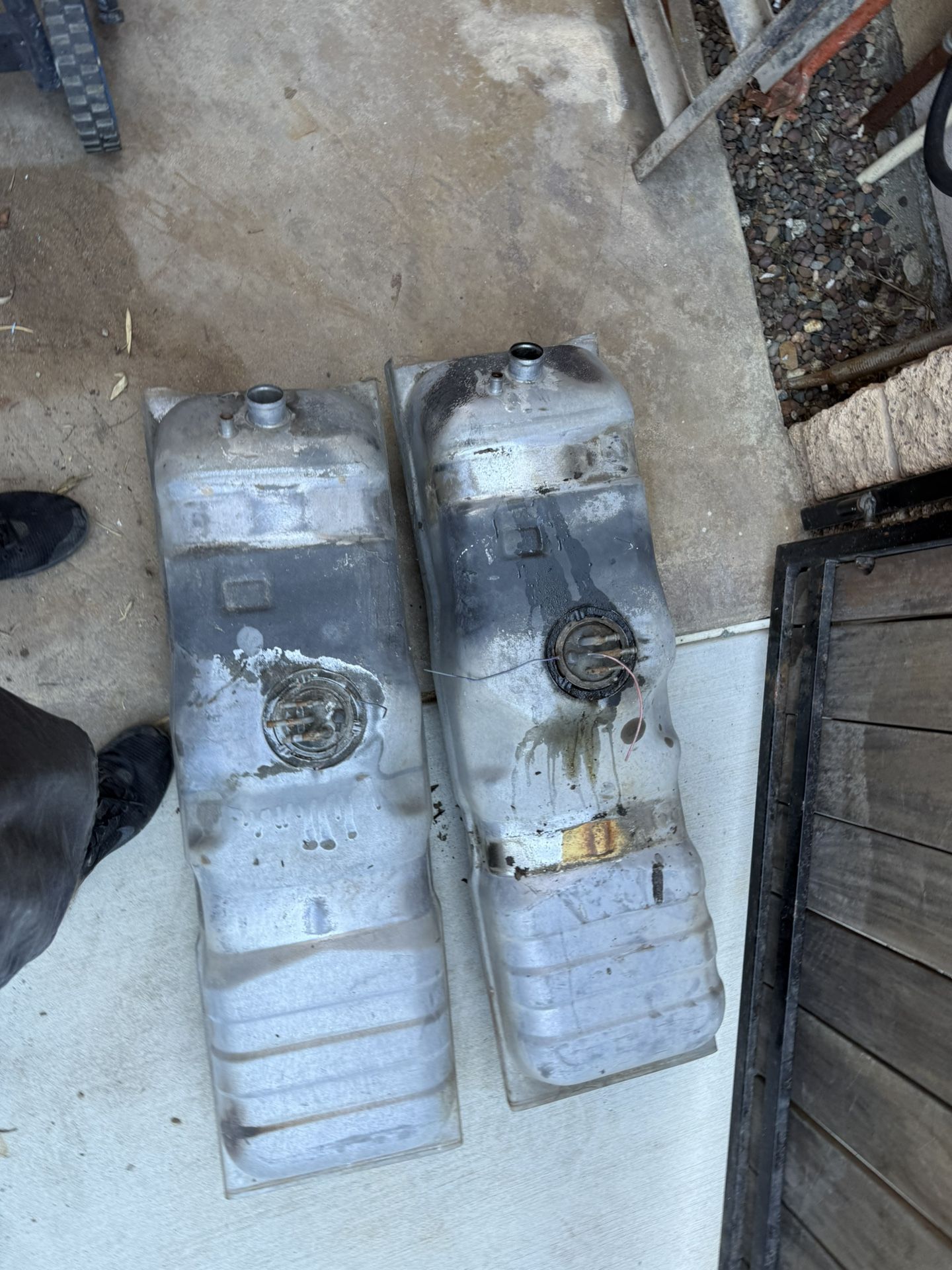 Square Body C10 Short Bed Gas Tanks