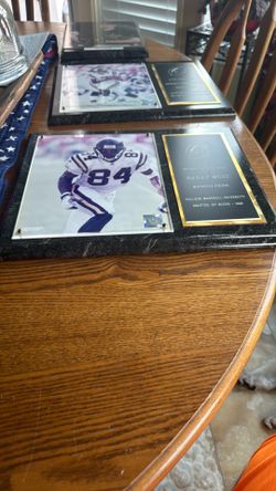 Randy Moss Minnesota Vikings Commemorative Plaque