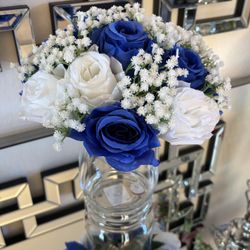 Party Decor Vases With Flowers 6 Set