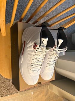Air Jordan 12 (TWIST)White Black Red Sneakers size 12